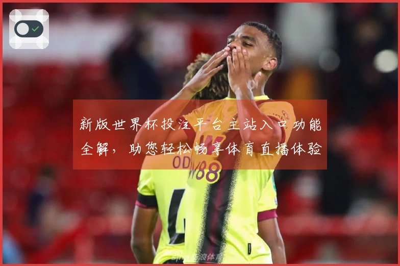 新版世界杯投注平台主站入口功能全解，助您轻松畅享体育直播体验
